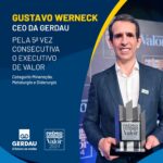 Gustavo Werneck conquista, pela quinta vez consecutiva, o prêmio Executivo de Valor