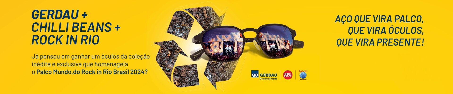 CONCURSO CULTURAL GERDAU: AÇO QUE VIRA PALCO, QUE VIRA ÓCULOS, QUE VIRA PRESENTE!